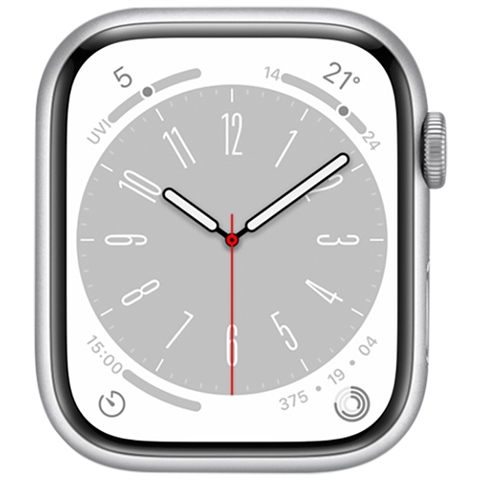 Watch Series 8 (GPS) NO STRAP, Silver Aluminium, 45mm, A - CeX (UK 